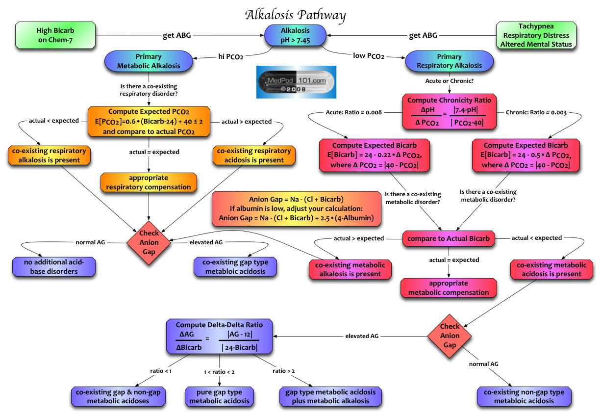 Alkalosis Pathway Cardiology